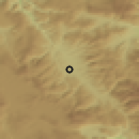 Shaded relief of the 52 km around Bugojno, drawn from the GMTED2010 grid