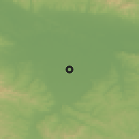 Shaded relief of the 52 km around Donji Karajzovci, drawn from the GMTED2010 grid