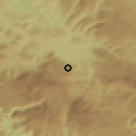 Shaded relief of the 52 km around Hrasnica, drawn from the GMTED2010 grid