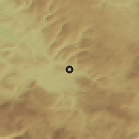 Shaded relief of the 52 km around Kobilja Glava, drawn from the GMTED2010 grid