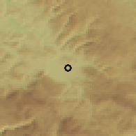 Shaded relief of the 52 km around Lukavica-Novo Sarajevo, drawn from the GMTED2010 grid