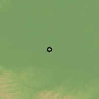Shaded relief of the 52 km around Oštra Luka, drawn from the GMTED2010 grid