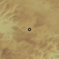 Shaded relief of the 52 km around Pale, drawn from the GMTED2010 grid