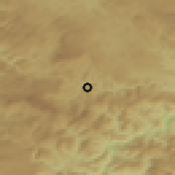 Shaded relief of the 52 km around Podgrab, drawn from the GMTED2010 grid
