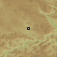 Shaded relief of the 52 km around Rogatica, drawn from the GMTED2010 grid