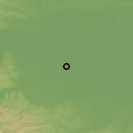 Shaded relief of the 51 km around Bosanski Šamac, drawn from the GMTED2010 grid