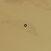 Shaded relief of the 58 km around Ramokgonami, drawn from the GMTED2010 grid