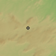 Shaded relief of the 60 km around Bezerros, drawn from the GMTED2010 grid