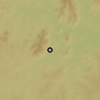 Shaded relief of the 59 km around Brumado, drawn from the GMTED2010 grid
