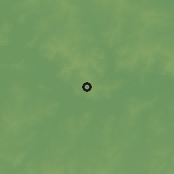 Shaded relief of the 56 km around Cachoeira do Sul, drawn from the GMTED2010 grid