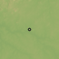Shaded relief of the 60 km around Cacoal, drawn from the GMTED2010 grid
