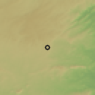 Shaded relief of the 60 km around Campina Grande, drawn from the GMTED2010 grid