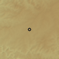 Shaded relief of the 57 km around Campos Novos, drawn from the GMTED2010 grid