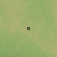 Shaded relief of the 60 km around Açailândia, drawn from the GMTED2010 grid