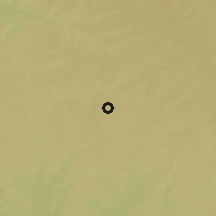 Shaded relief of the 57 km around Carazinho, drawn from the GMTED2010 grid