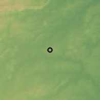 Shaded relief of the 60 km around Carpina, drawn from the GMTED2010 grid