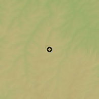 Shaded relief of the 58 km around Cianorte, drawn from the GMTED2010 grid