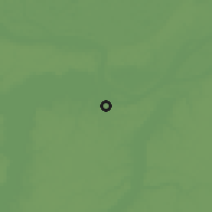 Shaded relief of the 60 km around Coari, drawn from the GMTED2010 grid