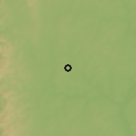 Shaded relief of the 60 km around Colinas do Tocantins, drawn from the GMTED2010 grid
