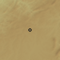 Shaded relief of the 57 km around Colombo, drawn from the GMTED2010 grid
