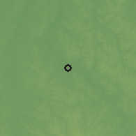 Shaded relief of the 60 km around Coroatá, drawn from the GMTED2010 grid