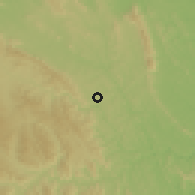 Shaded relief of the 60 km around Amargosa, drawn from the GMTED2010 grid