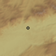 Shaded relief of the 58 km around Cruzeiro, drawn from the GMTED2010 grid