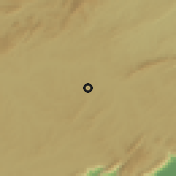 Shaded relief of the 58 km around Ferraz de Vasconcelos, drawn from the GMTED2010 grid