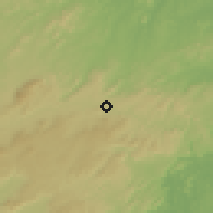 Shaded relief of the 60 km around Gravatá, drawn from the GMTED2010 grid