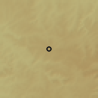 Shaded relief of the 58 km around Ibaté, drawn from the GMTED2010 grid