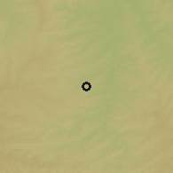 Shaded relief of the 58 km around Ibiporã, drawn from the GMTED2010 grid