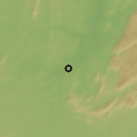 Shaded relief of the 60 km around Icó, drawn from the GMTED2010 grid