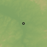 Shaded relief of the 60 km around Imperatriz, drawn from the GMTED2010 grid