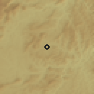 Shaded relief of the 59 km around Itabira, drawn from the GMTED2010 grid