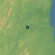 Shaded relief of the 59 km around Itabuna, drawn from the GMTED2010 grid