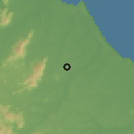 Shaded relief of the 60 km around Itaitinga, drawn from the GMTED2010 grid