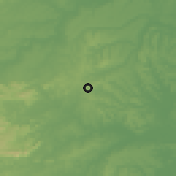 Shaded relief of the 60 km around Itambé, drawn from the GMTED2010 grid
