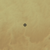 Shaded relief of the 58 km around Itararé, drawn from the GMTED2010 grid