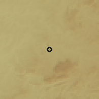 Shaded relief of the 58 km around Itupeva, drawn from the GMTED2010 grid
