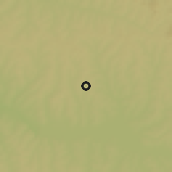 Shaded relief of the 59 km around Iturama, drawn from the GMTED2010 grid