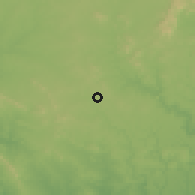 Shaded relief of the 60 km around Arapiraca, drawn from the GMTED2010 grid