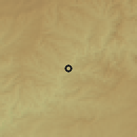 Shaded relief of the 57 km around Joaçaba, drawn from the GMTED2010 grid