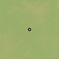 Shaded relief of the 60 km around Juara, drawn from the GMTED2010 grid