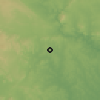 Shaded relief of the 60 km around Lagarto, drawn from the GMTED2010 grid