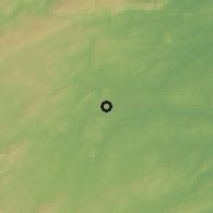 Shaded relief of the 60 km around Limoeiro, drawn from the GMTED2010 grid