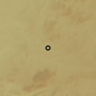 Shaded relief of the 58 km around Louveira, drawn from the GMTED2010 grid