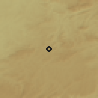 Shaded relief of the 58 km around Mairinque, drawn from the GMTED2010 grid