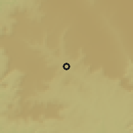 Shaded relief of the 60 km around Araripina, drawn from the GMTED2010 grid