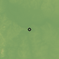 Shaded relief of the 60 km around Marabá, drawn from the GMTED2010 grid