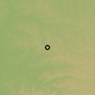 Shaded relief of the 58 km around Marechal Cândido Rondon, drawn from the GMTED2010 grid